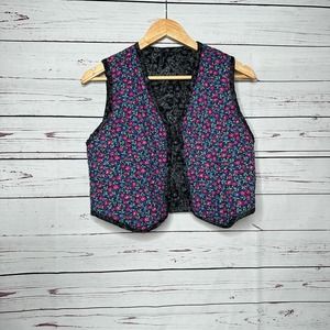 Handmade Quilted Crop Length Vest